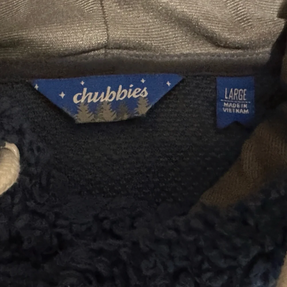 Chubbies- Men’s The Snuggler High-Pile- Navy, Sz Large, EXCELLENT USED COND. - Picture 4 of 5
